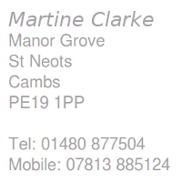 Please call me, or use the email form below